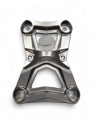 Polaris RZR Pro R Radius Rod Plate - Rear - Elektric Off Road - Billet Anodized - Gun Metal - `22-`25